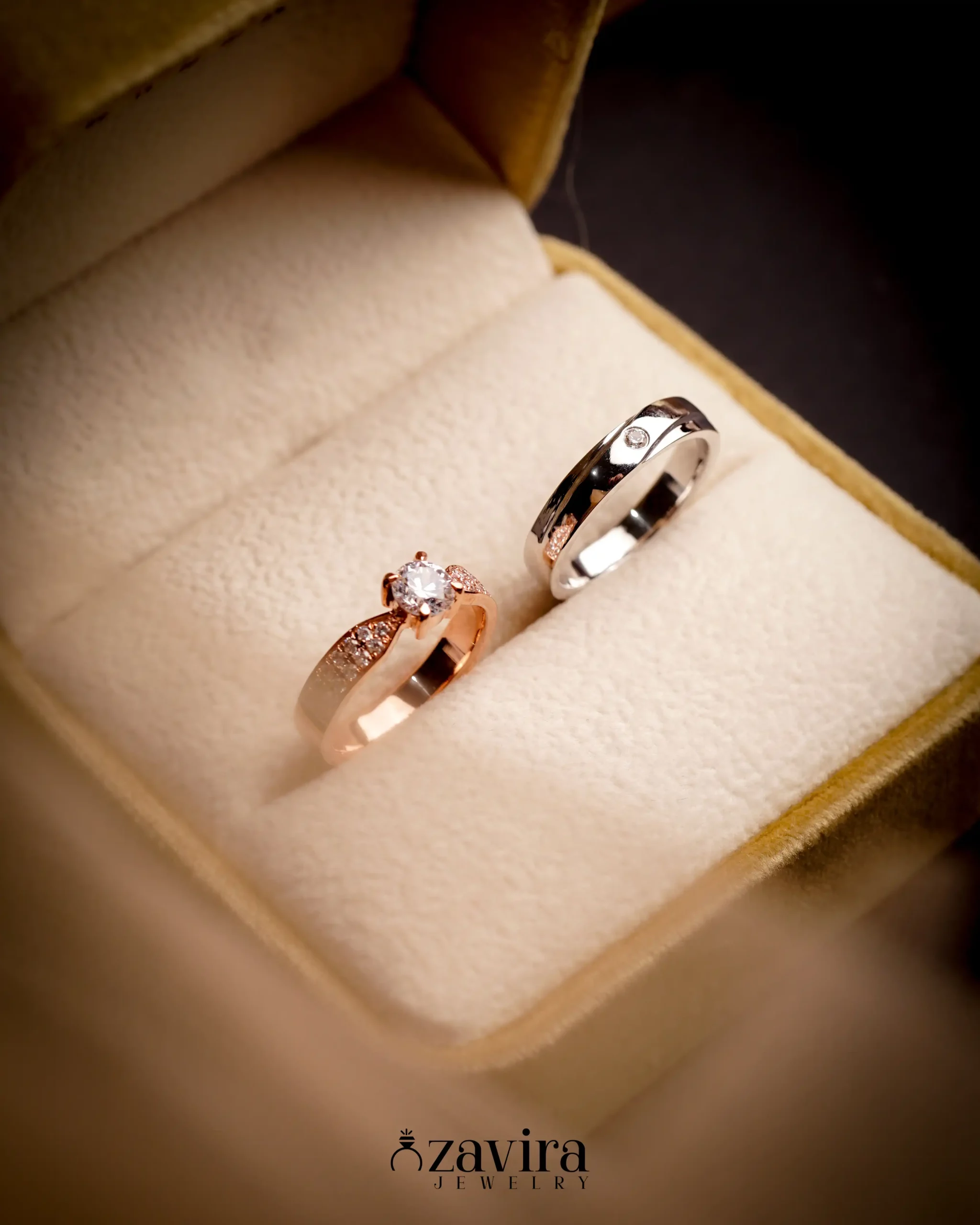 Cincin Nikah Emas & Palladium Z-001