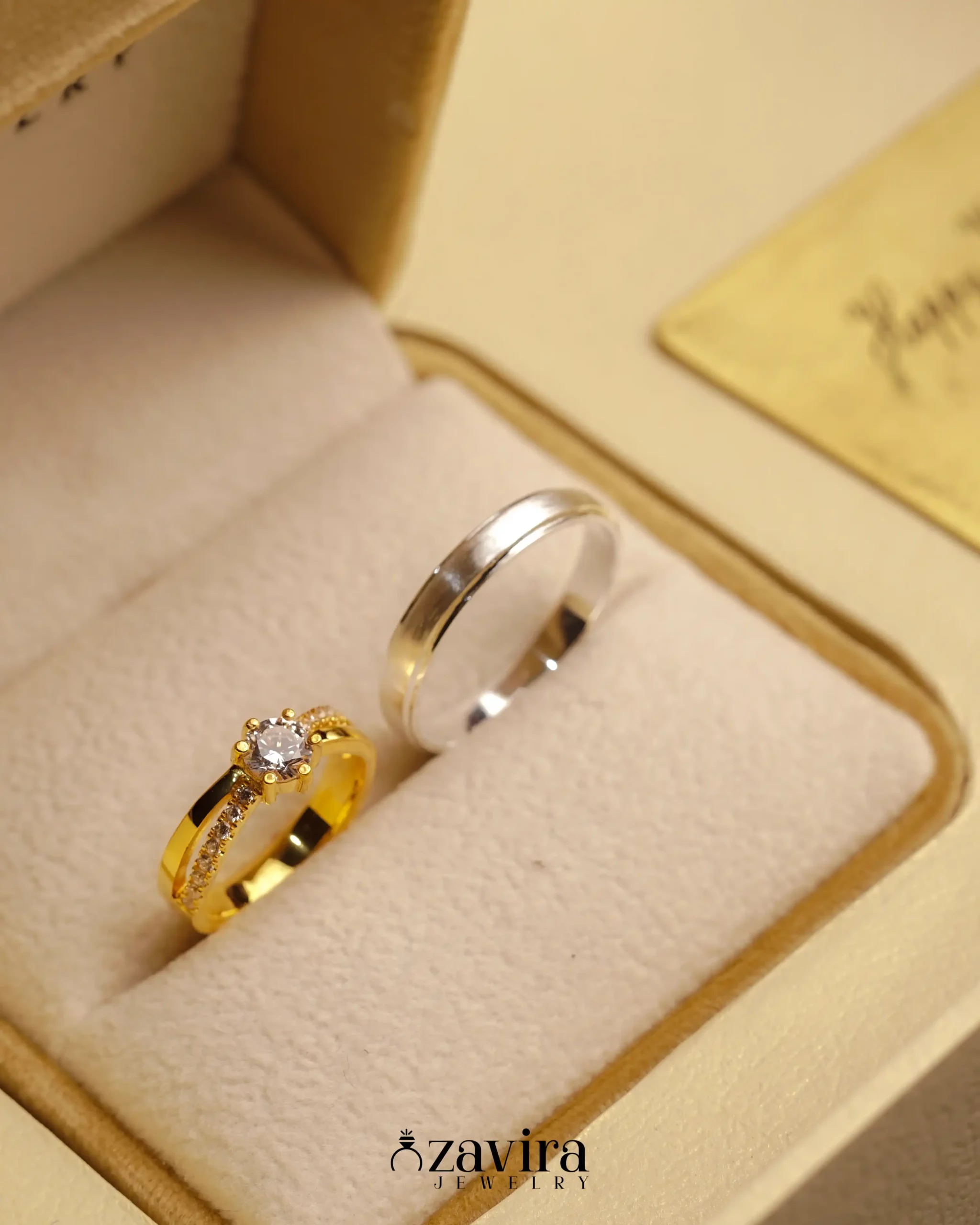 Cincin Nikah Emas & Silver Z-008