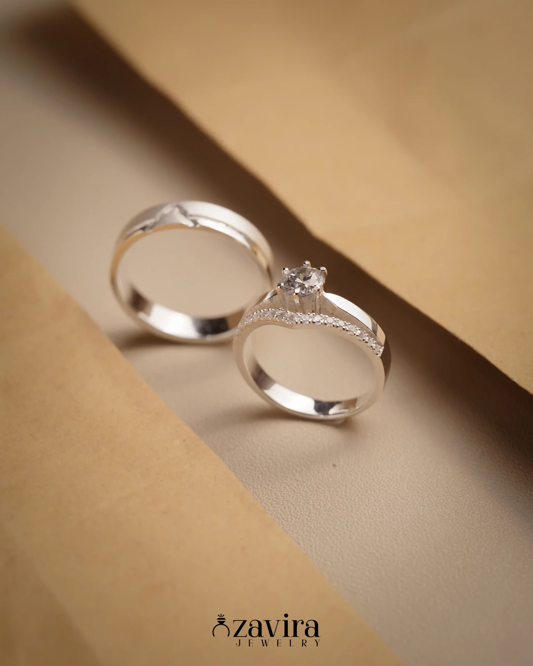 Cincin Nikah Couple V-Shape Z-240