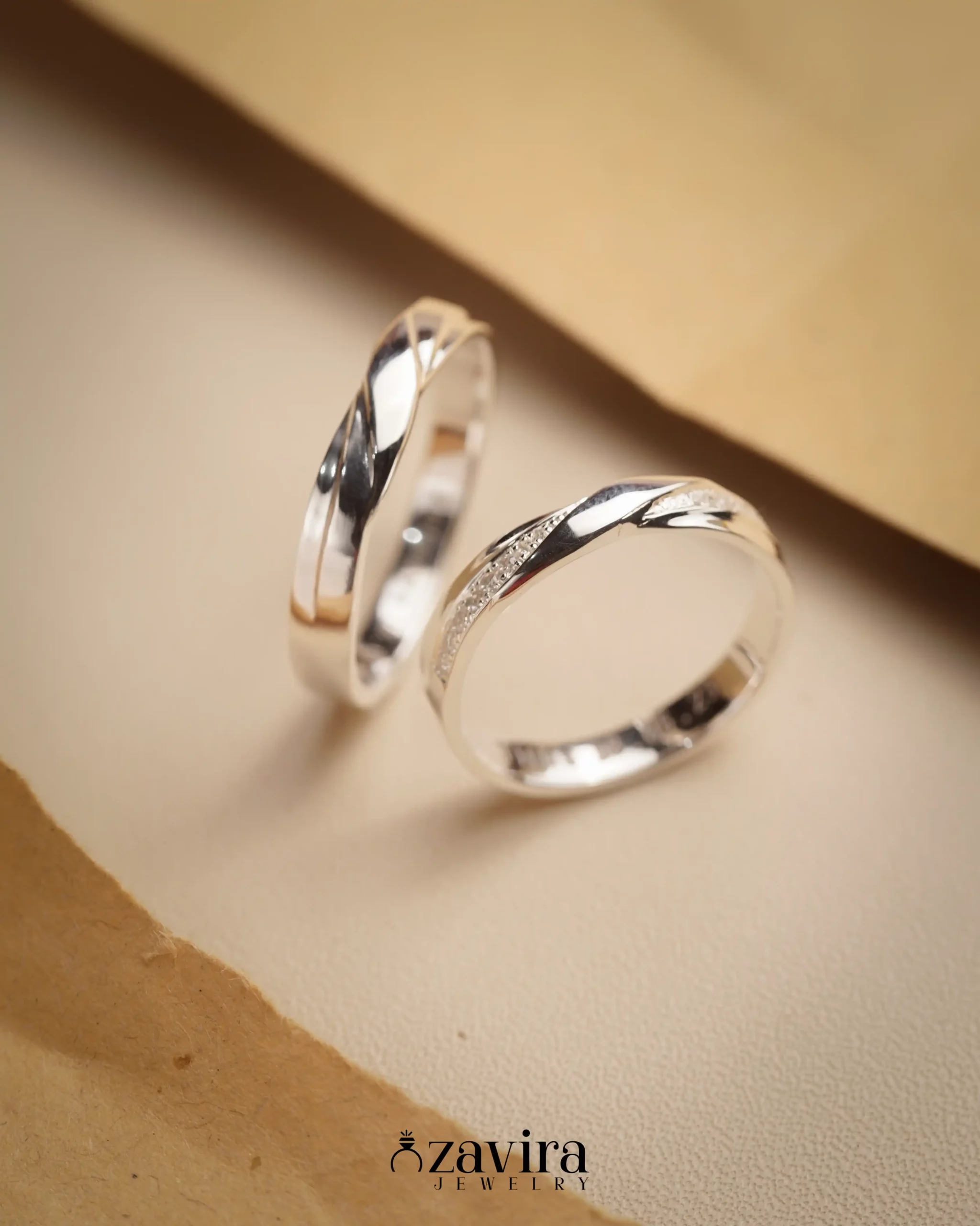 Cincin Nikah Silver Couple Z-0239