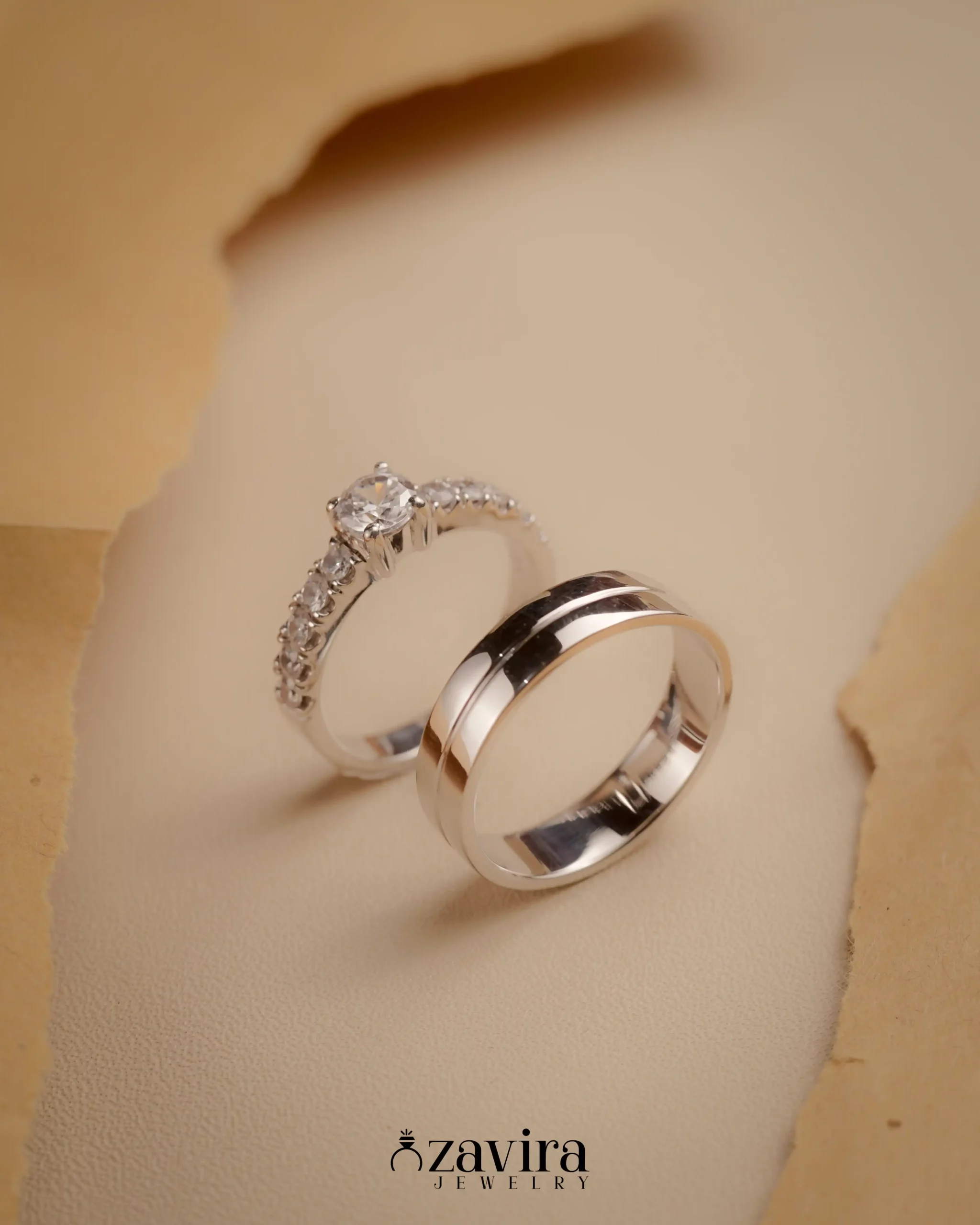 Cincin Kawin Sepasang Platinum Z-00013