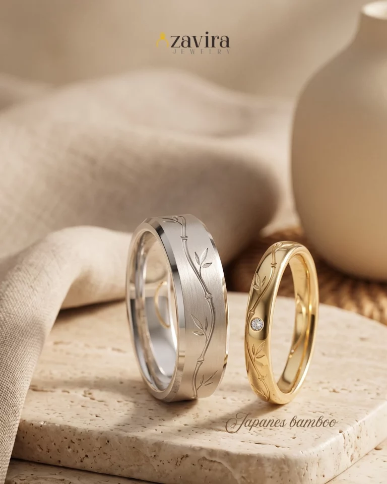 cincin motif ombak lautan